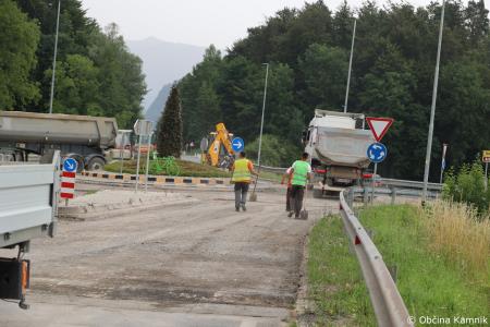 Preplastitev dela kamniške obvoznice (7)